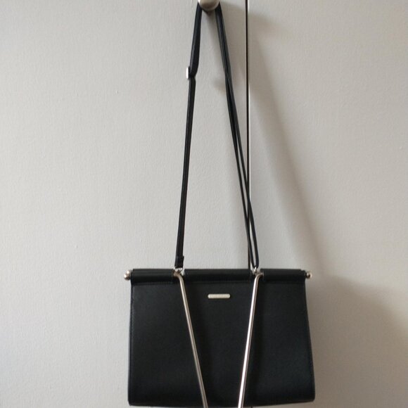 Studio Cult Binder Clip Bag Purse in Black and Silver - Picture 5 of 16